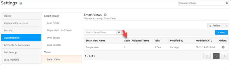 smart views code
